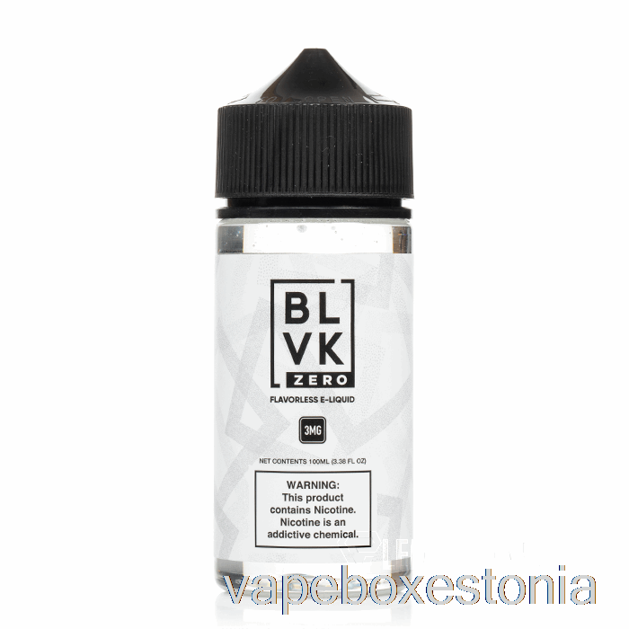 Vape Box Estonia Maitsetu - Blvk - 100ml 3mg